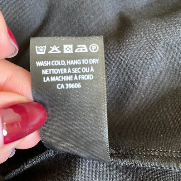 PINK Tartan Size 4 BNWT Black Vegan Leather Skirt - Picture 5 of 7